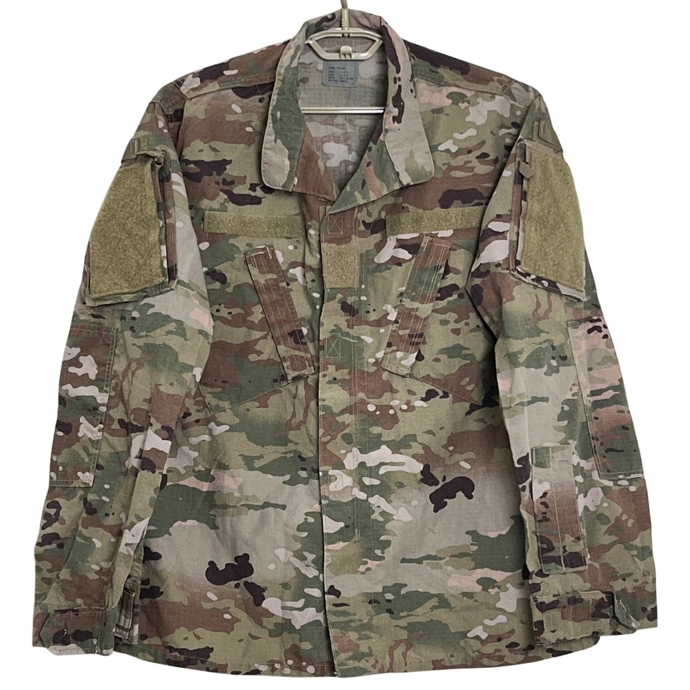US Army‎ Mens OCP Combat Uniform Coat Large Regular Camo Flame Resistant FR ACU